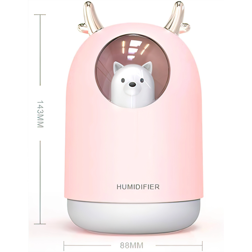 Cat Shape Humidifier Usb Chargeable cute Desk Aromatic Humidifier with Nightlight