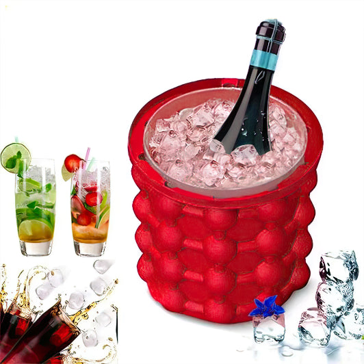 Round Ice Cubes Silicon Ice Maker Mould with Round Ice cubes Wine chiller