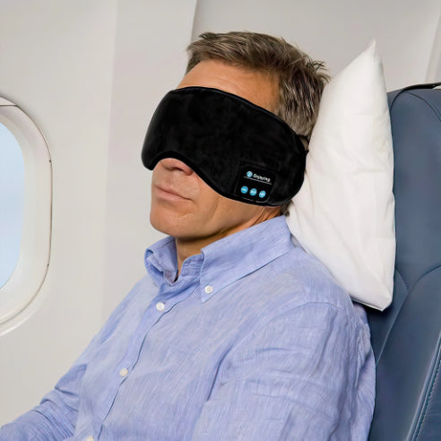 Smart Sleeping mask Eye blind with Bluetooth Speaker for Travel