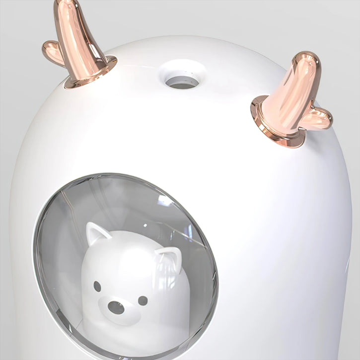 Cat Shape Humidifier Usb Chargeable cute Desk Aromatic Humidifier with Nightlight