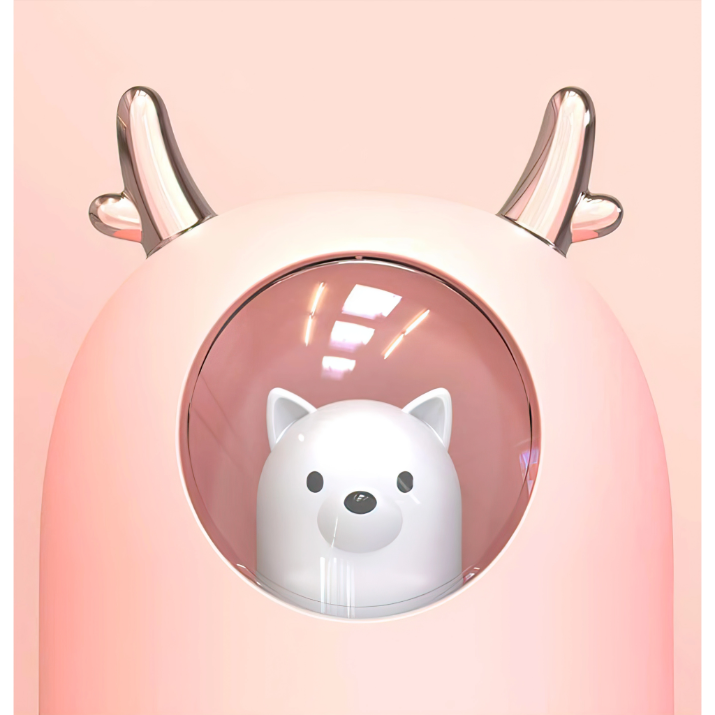 Cat Shape Humidifier Usb Chargeable cute Desk Aromatic Humidifier with Nightlight