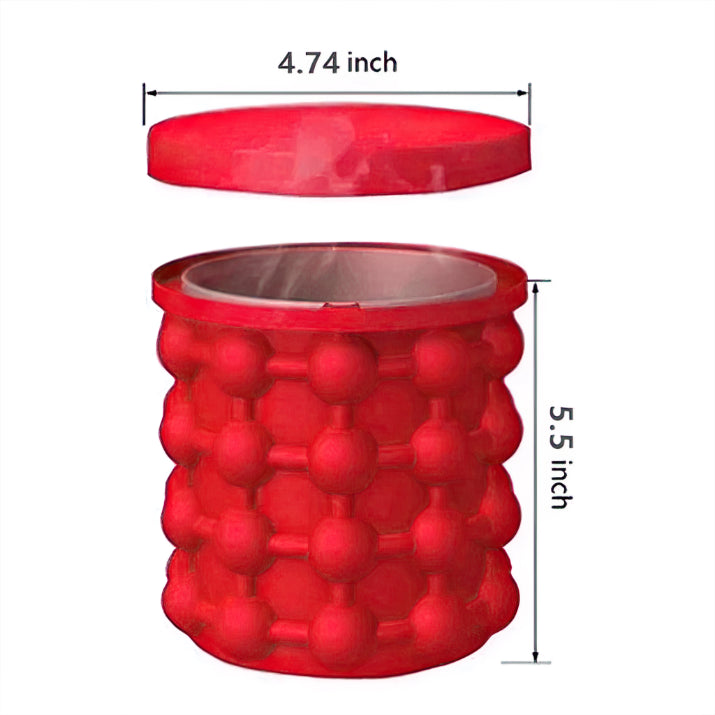 Round Ice Cubes Silicon Ice Maker Mould with Round Ice cubes Wine chiller