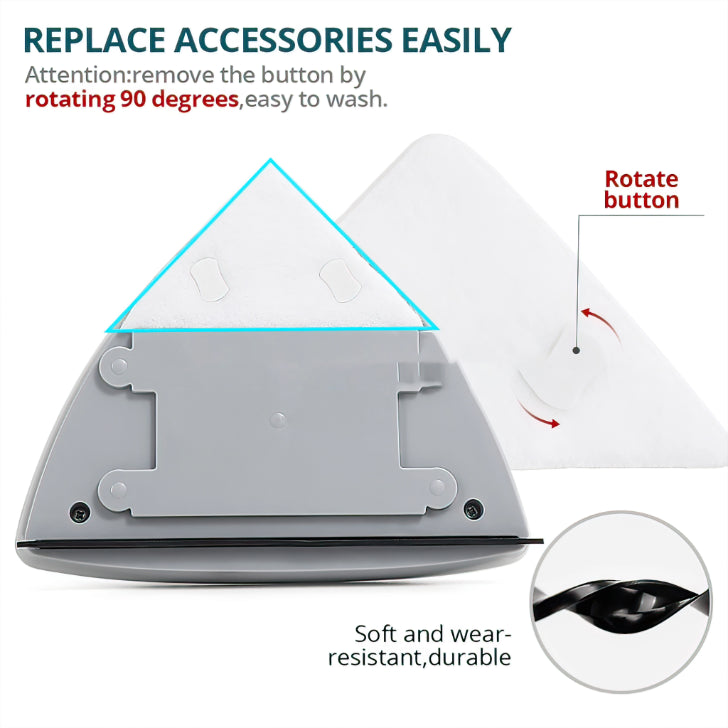Magnetic Glass Cleaner for High Rise Building Dual Zone Cleaning