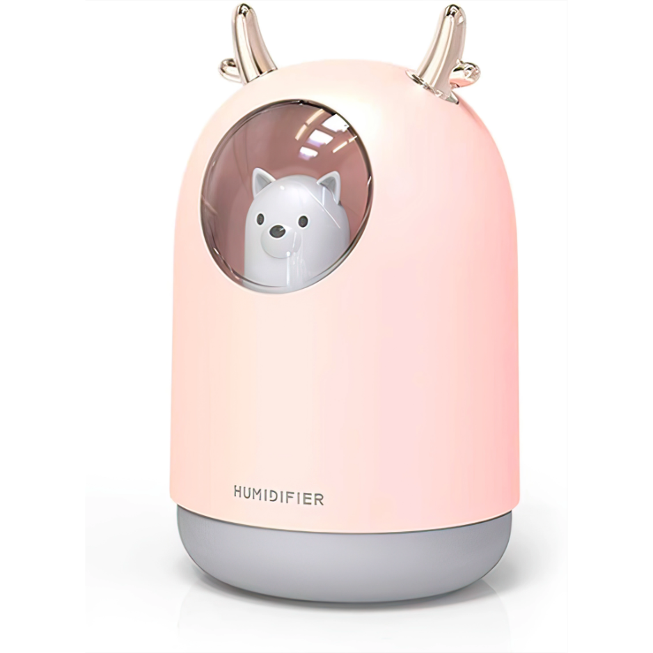 Cat Shape Humidifier Usb Chargeable cute Desk Aromatic Humidifier with Nightlight