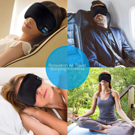 Smart Sleeping mask Eye blind with Bluetooth Speaker for Travel