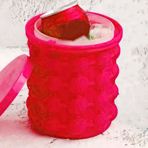 Round Ice Cubes Silicon Ice Maker Mould with Round Ice cubes Wine chiller