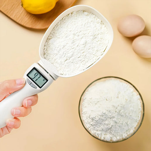 Digital Weighing Spoon Food Measuring Spoon with 2 Detachable Head