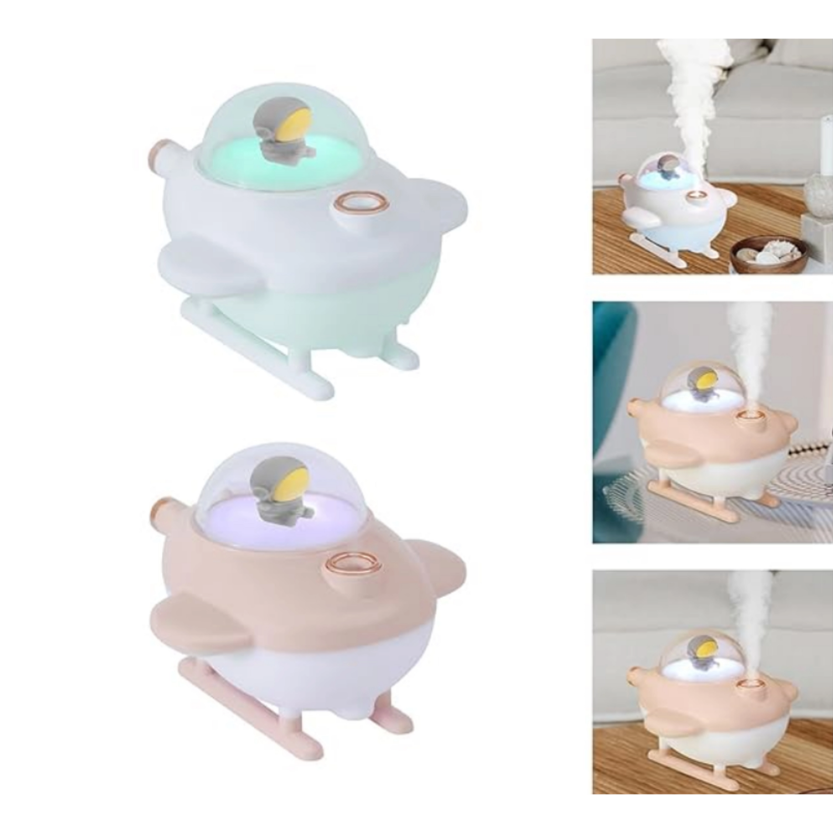 Aeroplane humidifier with Night Light Essential oil