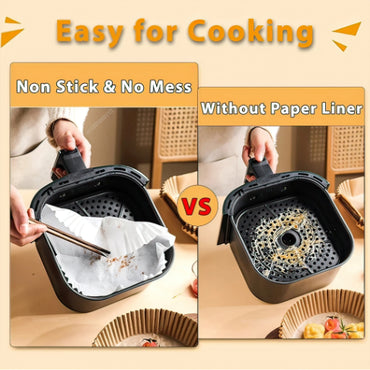 Disposable Air fryer Liner 10 Inch Round (50pcs Pack of 4)