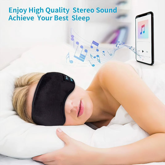 Smart Sleeping mask Eye blind with Bluetooth Speaker for Travel