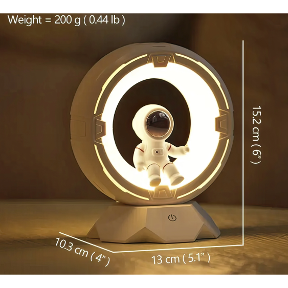 Rechargeable Children Astronaut Led Table Lamp Home Touch Dimmable Eye Table Lamp For Bedroom