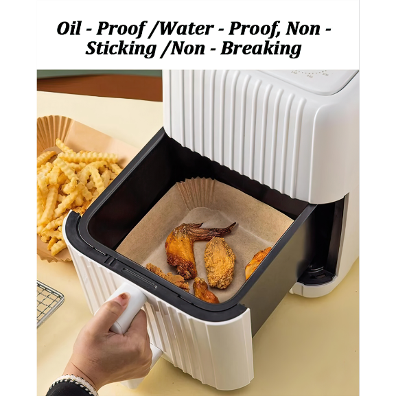 Disposable Air fryer Liner 10 Inch Square (Pack of 4)