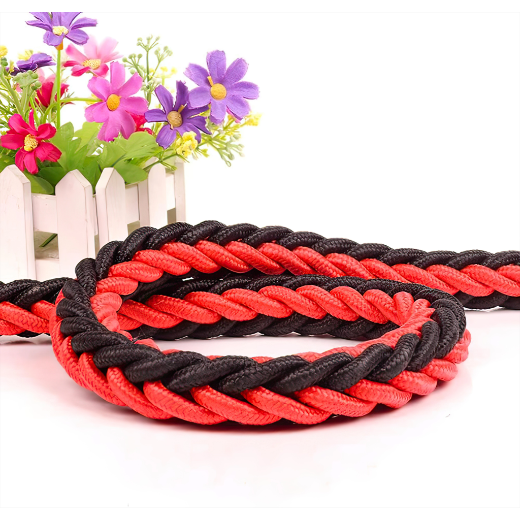 Heavy Duty Pet Leash with collar with smart Opening For Large Breed