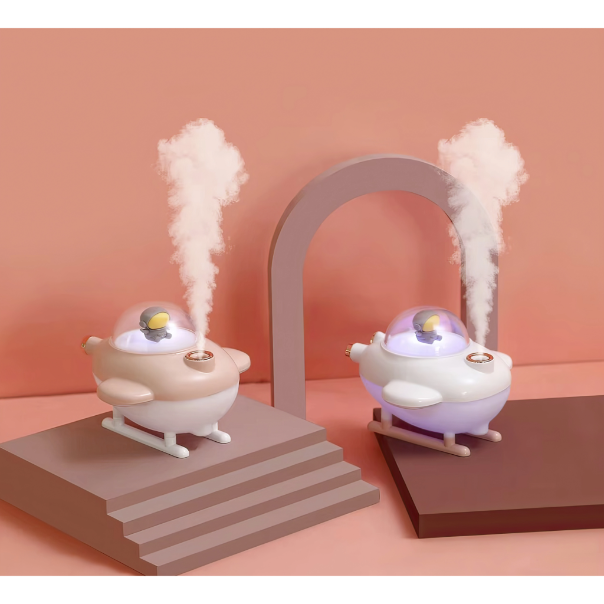Aeroplane humidifier with Night Light Essential oil