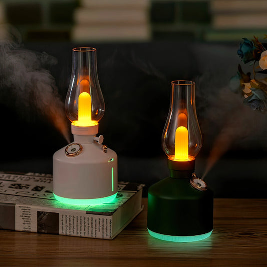Rechargeable Lantern Humidifier with Adjustable Light
