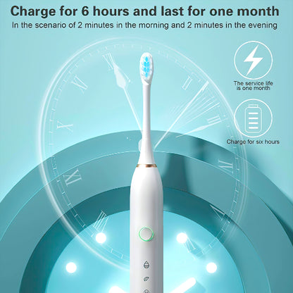 Electric Toothbrush for Adult 6 Cleaning mode rechargeable