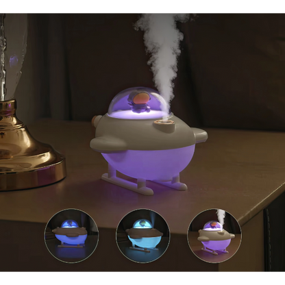 Aeroplane humidifier with Night Light Essential oil