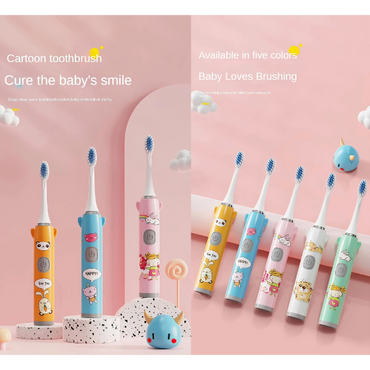 Child Electric Toothbrush with 5 Cleaning Mode Soft Bristle