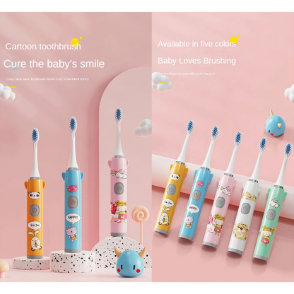 Child Electric Toothbrush with 5 Cleaning Mode Soft Bristle