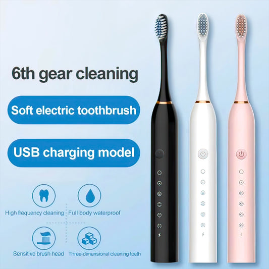 Electric Toothbrush for Adult 6 Cleaning mode rechargeable