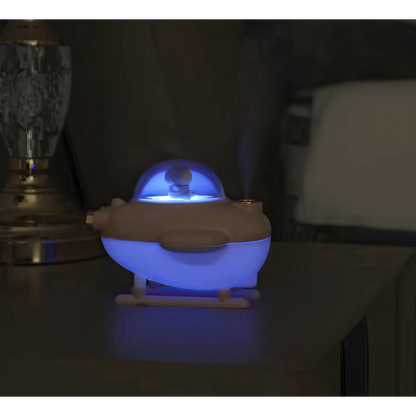 Aeroplane humidifier with Night Light Essential oil