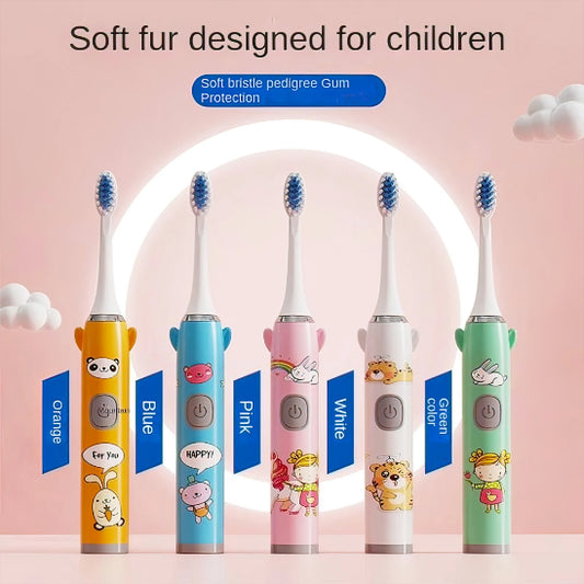 Child Electric Toothbrush with 5 Cleaning Mode Soft Bristle