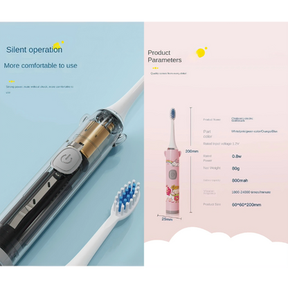 Child Electric Toothbrush with 5 Cleaning Mode Soft Bristle