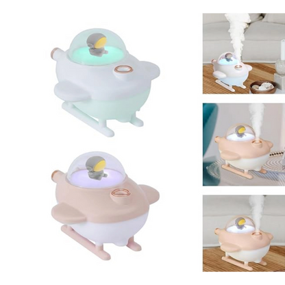 Aeroplane humidifier with Night Light Essential oil