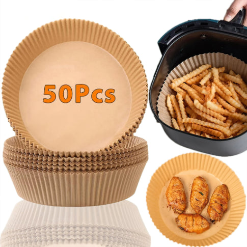 Disposable Air fryer Liner 10 Inch Round (50pcs Pack of 4)