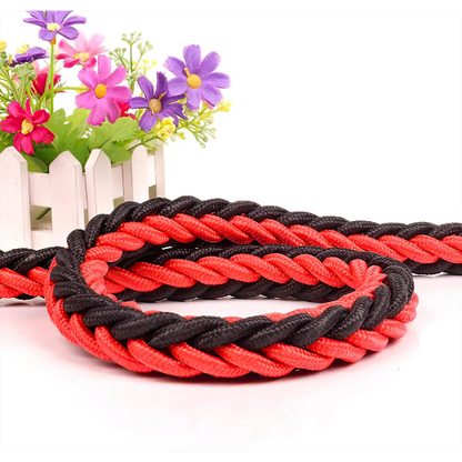 Heavy Duty Pet Leash with collar with smart Opening For Large Breed