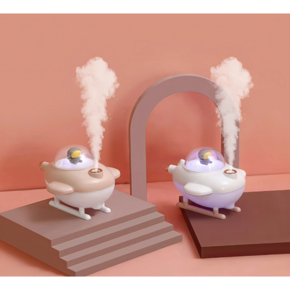 Aeroplane humidifier with Night Light Essential oil